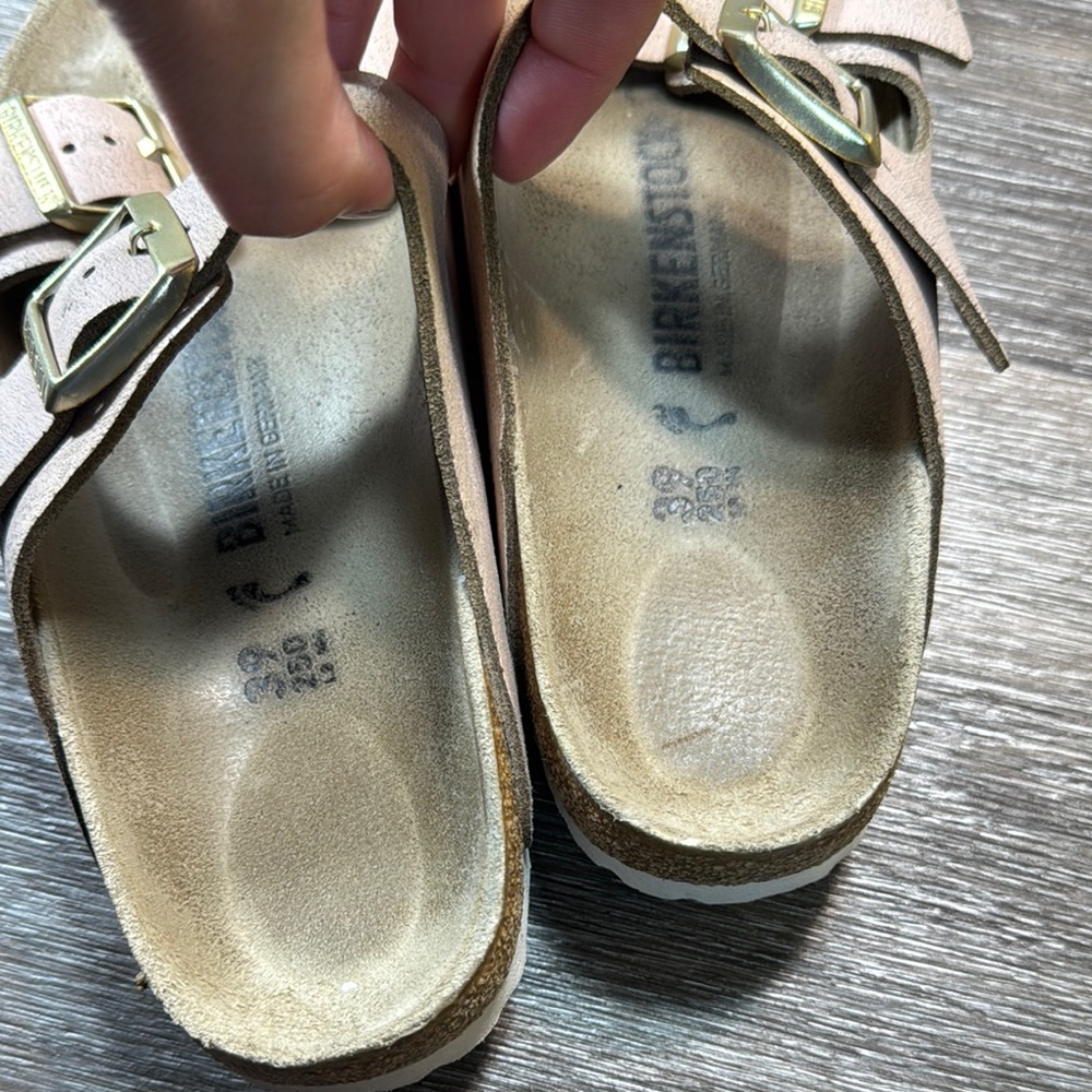 Birkenstock Rose Gold Sandals woman’s 39 (b201) - Picture 4 of 9